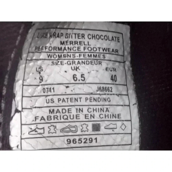 Merrell Womens Luxe Wrap Clog Mule Shoes Brown Black Leather Slip On Studded 9 - Picture 6 of 9